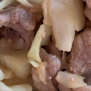 ガッツリ飯☆豚肉の味噌炒め